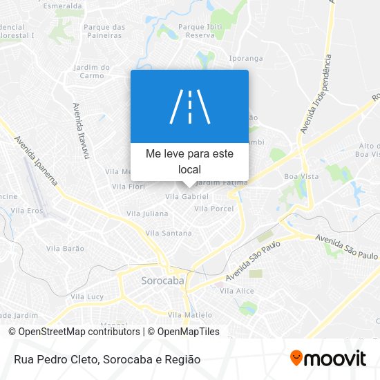 Rua Pedro Cleto mapa
