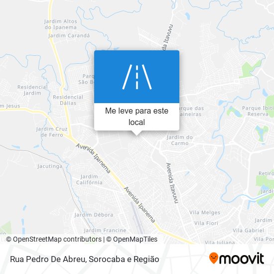 Rua Pedro De Abreu mapa