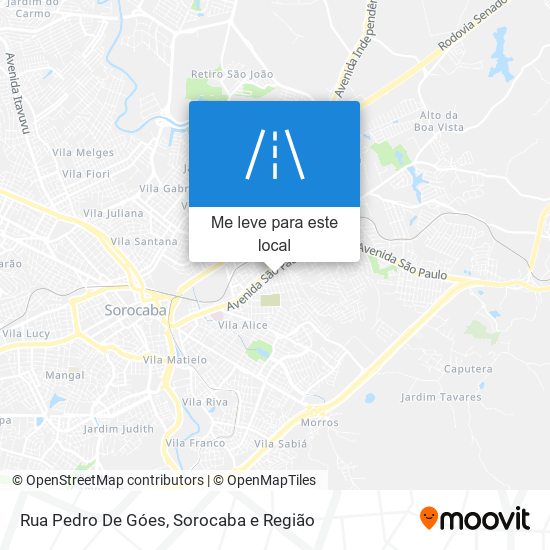 Rua Pedro De Góes mapa