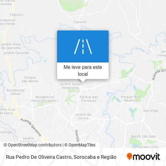 Rua Pedro De Oliveira Castro mapa