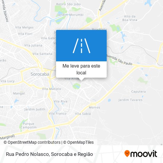 Rua Pedro Nolasco mapa