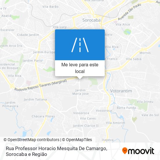 Rua Professor Horacio Mesquita De Camargo mapa