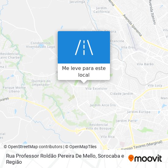 Rua Professor Roldão Pereira De Mello mapa