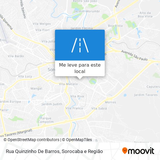 Rua Quinzinho De Barros mapa