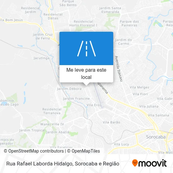 Rua Rafael Laborda Hidalgo mapa