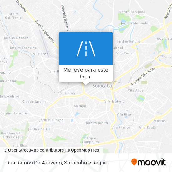 Rua Ramos De Azevedo mapa