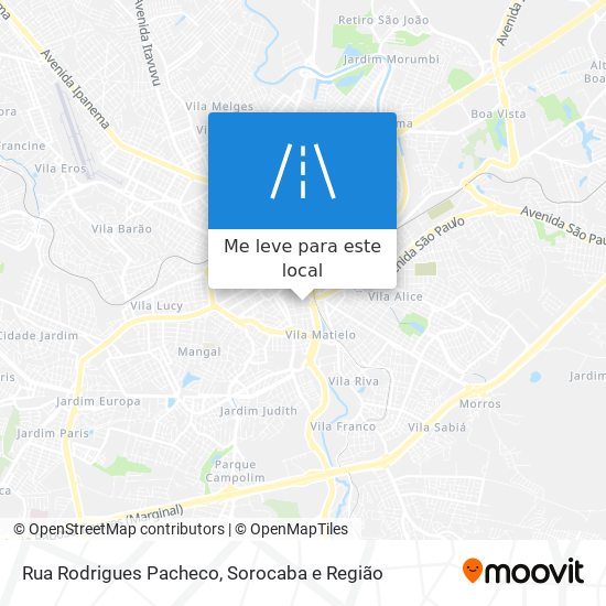 Rua Rodrigues Pacheco mapa