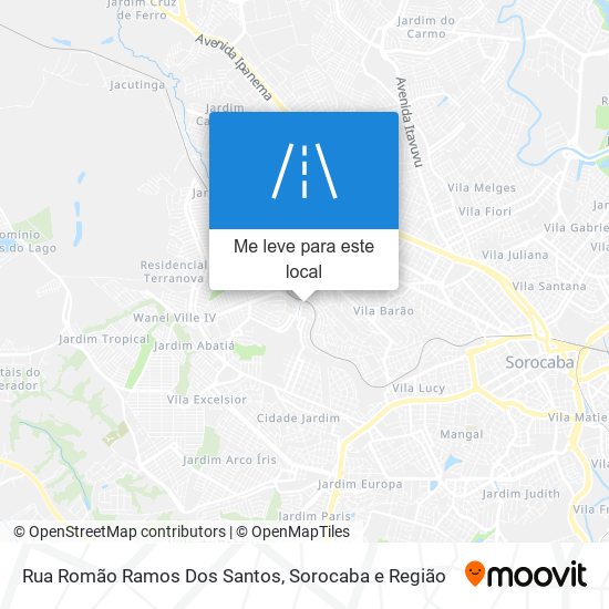 Rua Romão Ramos Dos Santos mapa