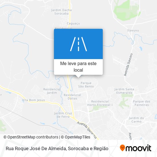 Rua Roque José De Almeida mapa