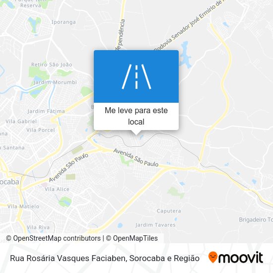 Rua Rosária Vasques Faciaben mapa