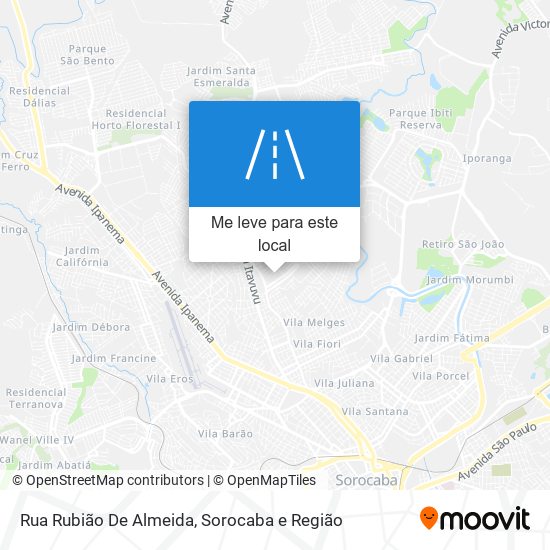 Rua Rubião De Almeida mapa