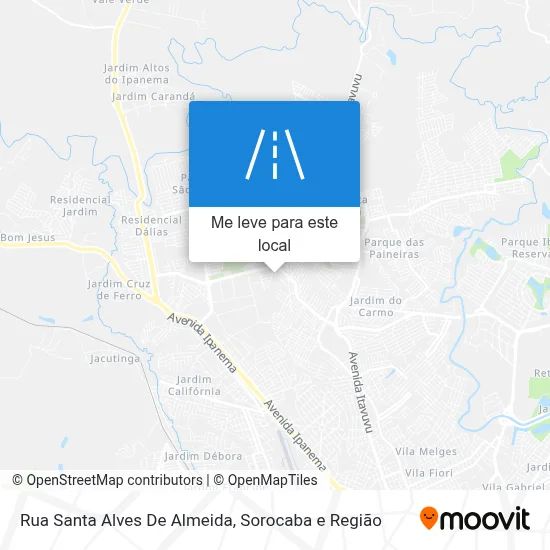 Rua Santa Alves De Almeida mapa