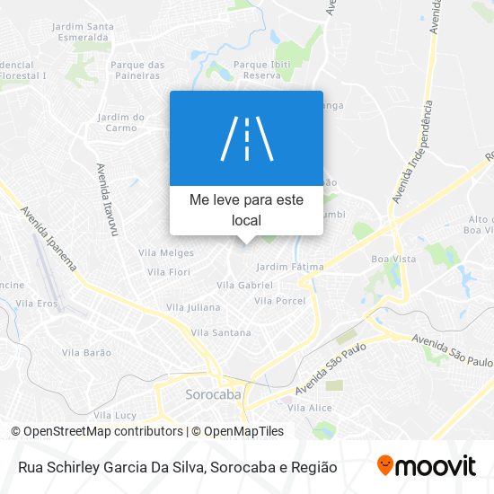 Rua Schirley Garcia Da Silva mapa