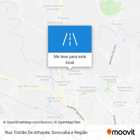 Rua Tristão De Athayde mapa