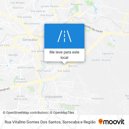 Rua Vitalino Gomes Dos Santos mapa