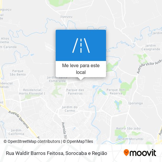 Rua Waldir Barros Feitosa mapa