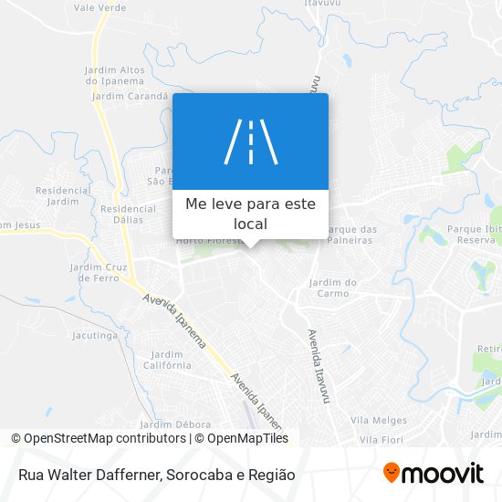 Rua Walter Dafferner mapa