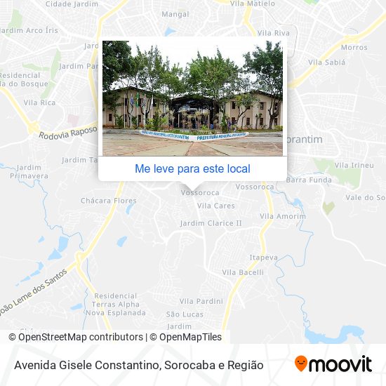 Avenida Gisele Constantino mapa