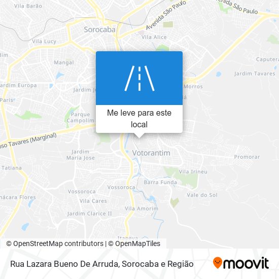 Rua Lazara Bueno De Arruda mapa