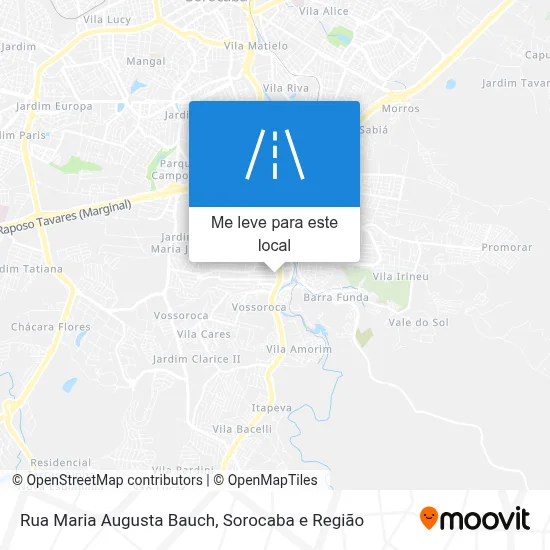 Rua Maria Augusta Bauch mapa