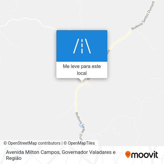 Avenida Milton Campos mapa