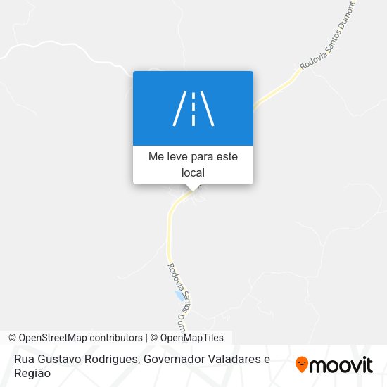 Rua Gustavo Rodrigues mapa