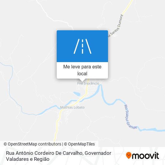Rua Antônio Cordeiro De Carvalho mapa