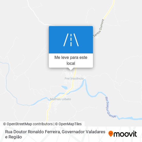 Rua Doutor Ronaldo Ferreira mapa