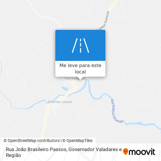 Rua João Brasileiro Passos mapa