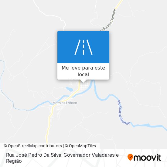 Rua José Pedro Da Silva mapa
