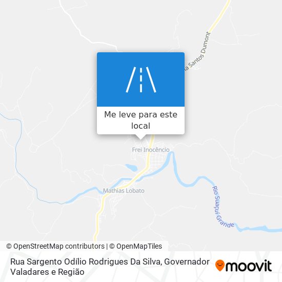 Rua Sargento Odílio Rodrigues Da Silva mapa