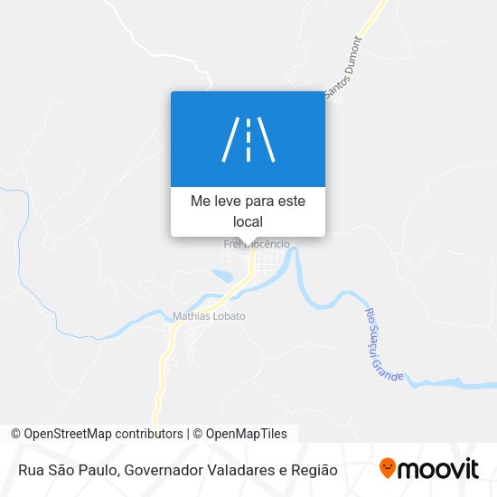 Rua São Paulo mapa