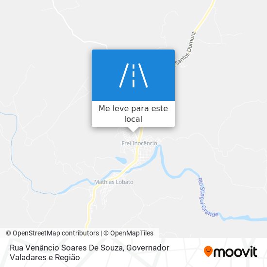 Rua Venâncio Soares De Souza mapa