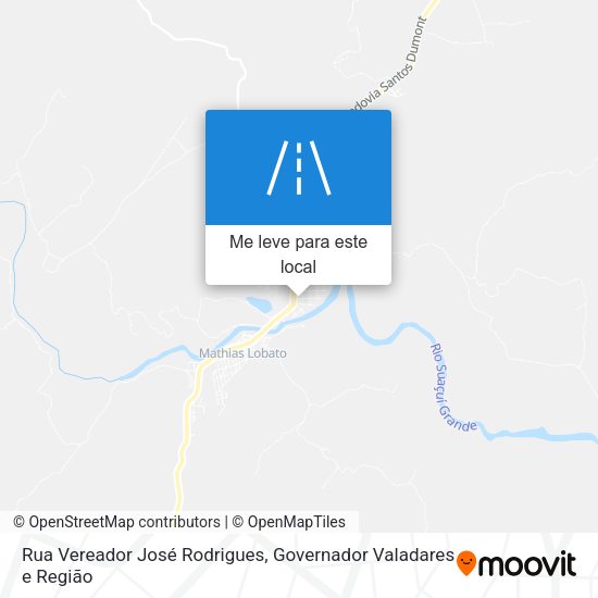 Rua Vereador José Rodrigues mapa