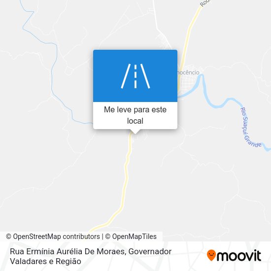 Rua Ermínia Aurélia De Moraes mapa