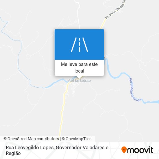 Rua Leovegildo Lopes mapa