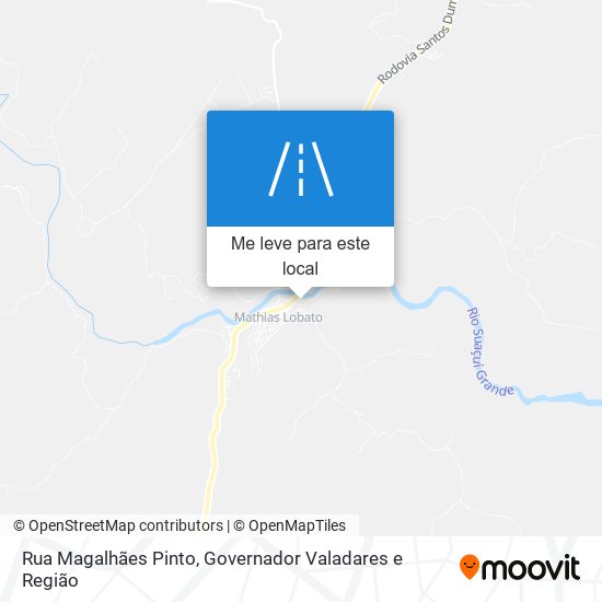 Rua Magalhães Pinto mapa