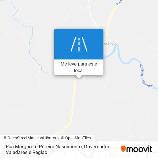 Rua Margarete Pereira Nascimento mapa