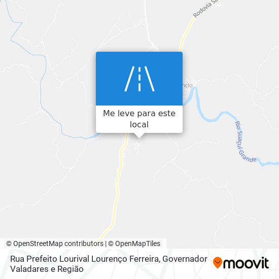 Rua Prefeito Lourival Lourenço Ferreira mapa