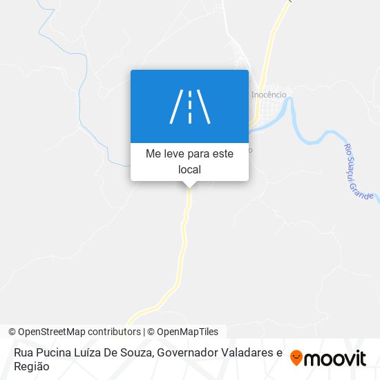 Rua Pucina Luíza De Souza mapa