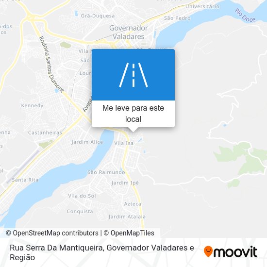 Rua Serra Da Mantiqueira mapa