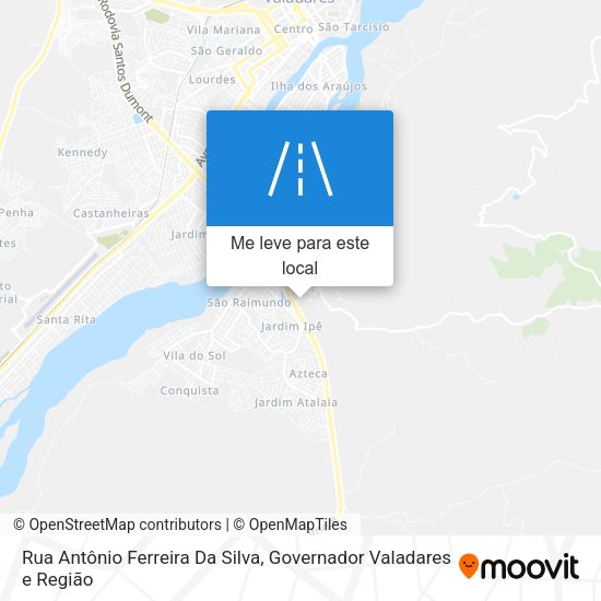 Rua Antônio Ferreira Da Silva mapa