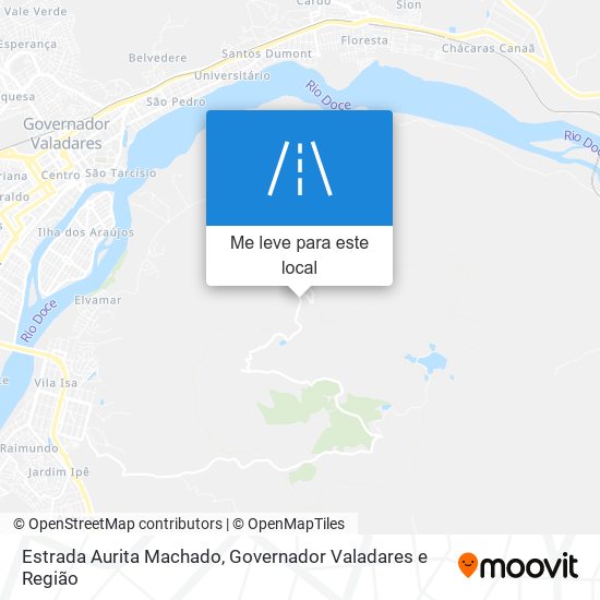 Estrada Aurita Machado mapa
