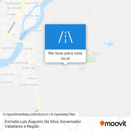 Estrada Luís Augusto Da Silva mapa