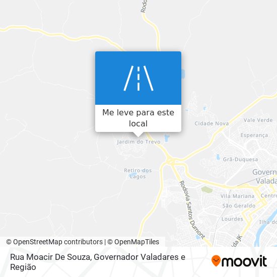 Rua Moacir De Souza mapa