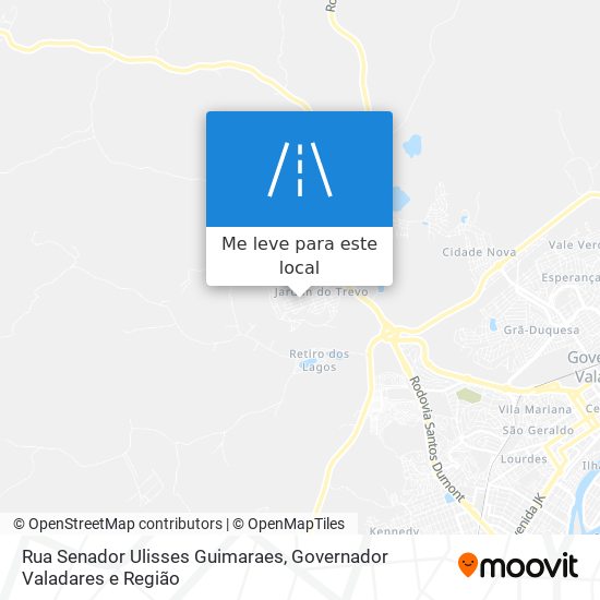 Rua Senador Ulisses Guimaraes mapa