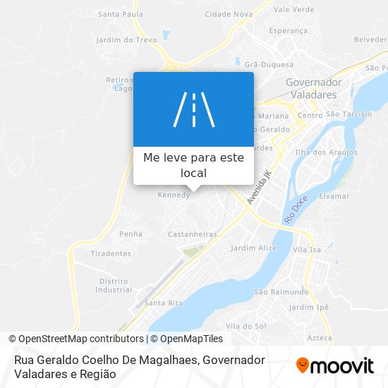 Rua Geraldo Coelho De Magalhaes mapa