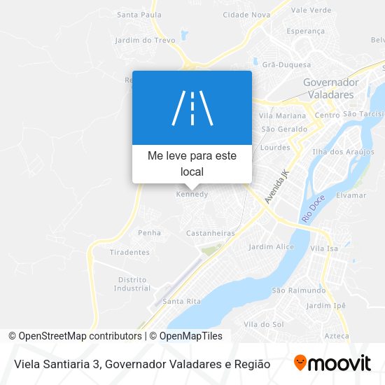 Viela Santiaria 3 mapa