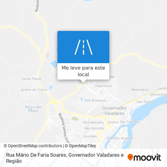 Rua Mário De Faria Soares mapa