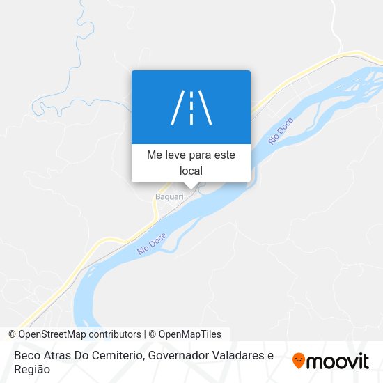 Beco Atras Do Cemiterio mapa